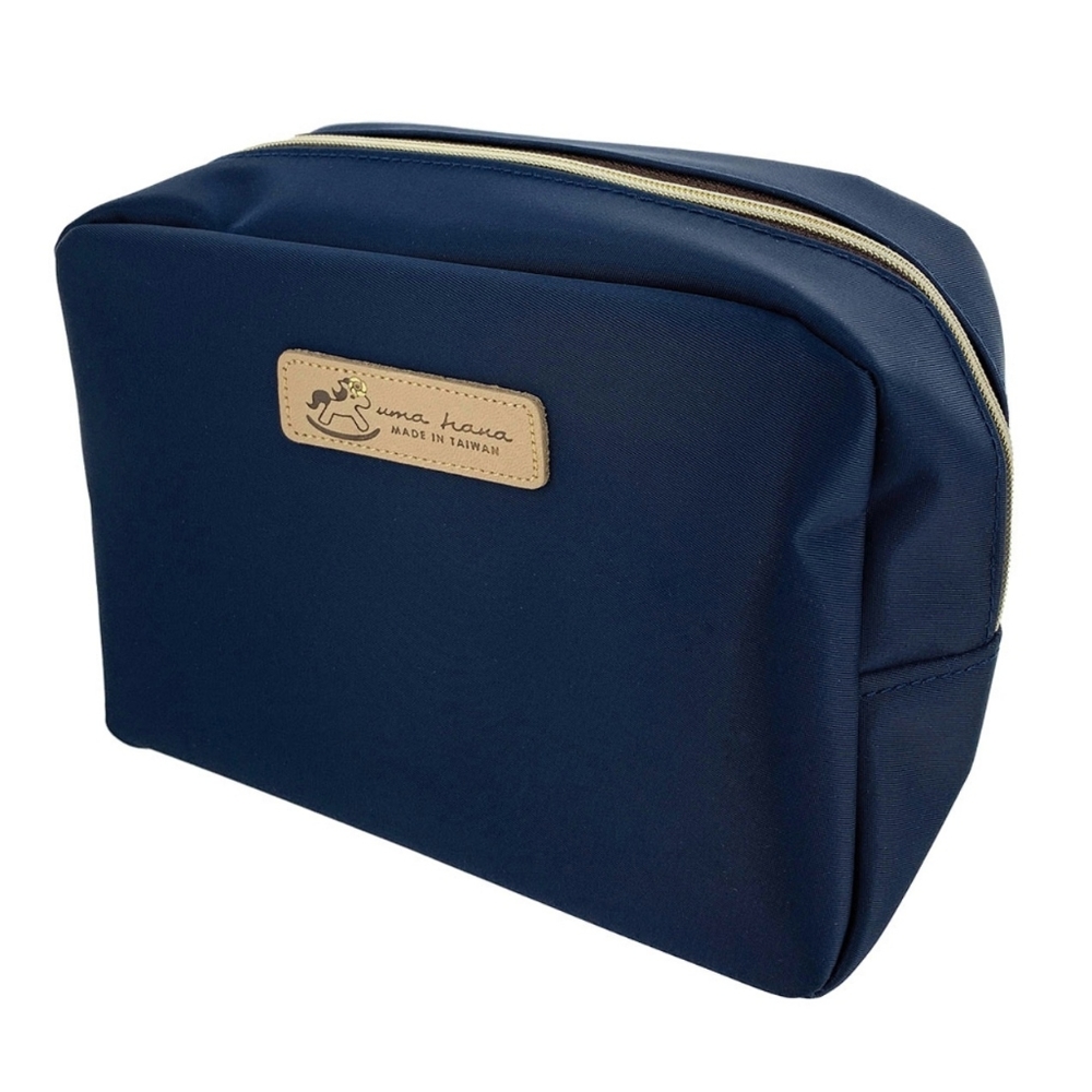 Waterproof Blue Cube Makeup Cosmetic Bag - Picture 1 of 10